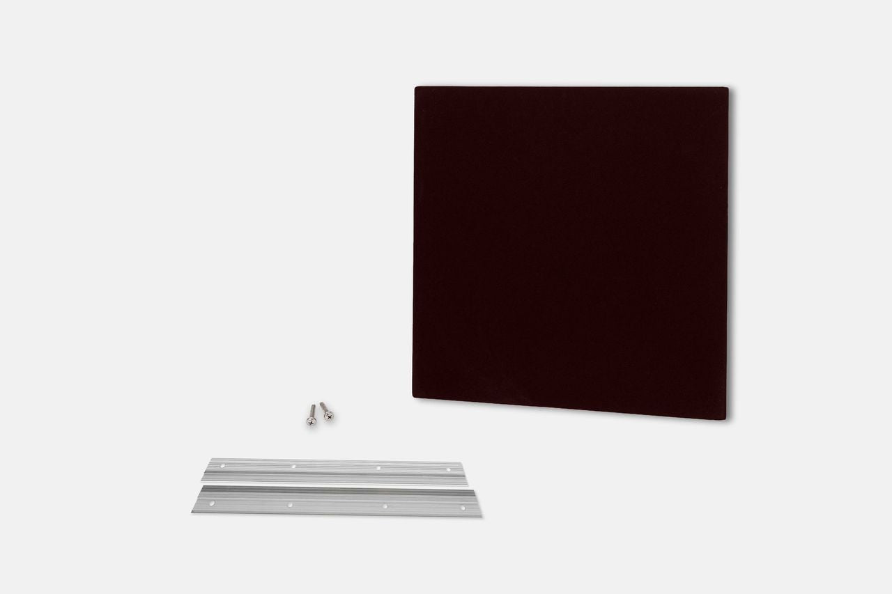 ProSoCoustic WAVERoom Pro Single Small Panel 24x24" Includes 1 Set of 18" Z-Clips Scuba Maroon