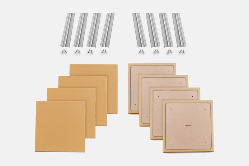 ProSoCoustic WAVERoom Pro Small Panel Booster Kit Includes 8 WAVEPro Small Panels 24x24" 8 Sets of 18" Z-Clips Scuba Victory Gold