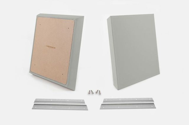 ProSoCoustic WAVERoom Pro Small Panel Pair Includes 2 WAVEPro Small Panels 24x24" 2 Sets of 18" Z-Clips Scuba Silver