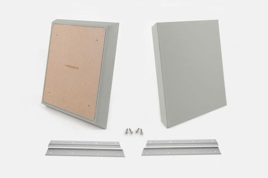 ProSoCoustic WAVERoom Pro Small Panel Pair Includes 2 WAVEPro Small Panels 24x24" 2 Sets of 18" Z-Clips Scuba Silver
