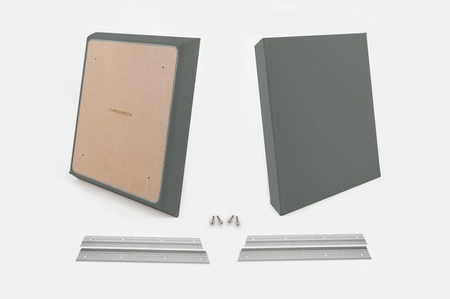 ProSoCoustic WAVERoom Pro Small Panel Pair Includes 2 WAVEPro Small Panels 24x24" 2 Sets of 18" Z-Clips Scuba Grey
