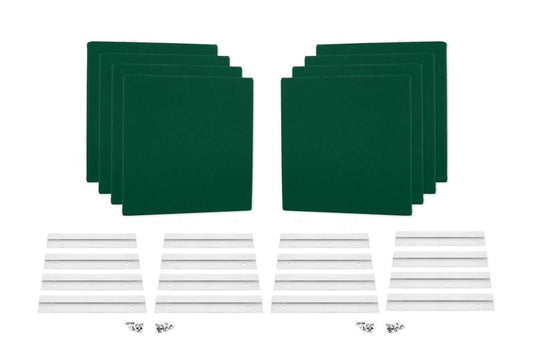 ProSoCoustic WAVERoom Pro Mini 8 Kit Includes 8 WAVEPro Mini Panels 12x12" 8 Sets of 8" Z-Clips Scuba Forrest