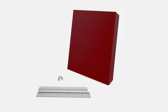 ProSoCoustic WAVERoom Pro Single Small Panel 24x24" Includes 1 Set of 18" Z-Clips Diamond Knit Cardinal