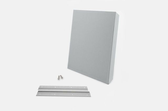ProSoCoustic WAVERoom Pro Single Small Panel 24x24" Includes 1 Set of 18" Z-Clips Diamond Knit Gray