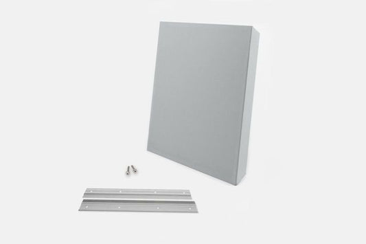 ProSoCoustic WAVERoom Pro Single Small Panel 24x24" Includes 1 Set of 18" Z-Clips Diamond Knit Gray