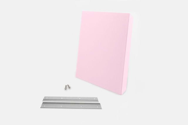 ProSoCoustic WAVERoom Pro Single Small Panel 24x24" Includes 1 Set of 18" Z-Clips Diamond Knit Pink
