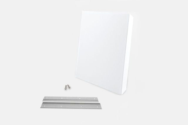 ProSoCoustic WAVERoom Pro Single Small Panel 24x24" Includes 1 Set of 18" Z-Clips Diamond Knit White