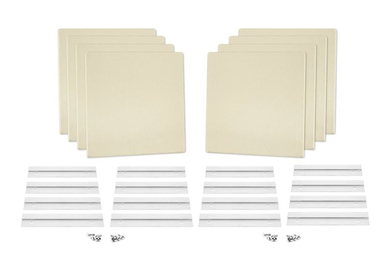 ProSoCoustic WAVERoom Pro Mini 8 Kit Includes 8 WAVEPro Mini Panels 12x12" 8 Sets of 8" Z-Clips Scuba Cameo
