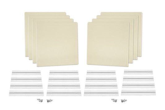 ProSoCoustic WAVERoom Pro Mini 8 Kit Includes 8 WAVEPro Mini Panels 12x12" 8 Sets of 8" Z-Clips Scuba Cameo