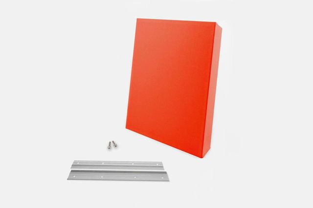 ProSoCoustic WAVERoom Pro Single Small Panel 24x24" Includes 1 Set of 18" Z-Clips Diamond Knit Orange