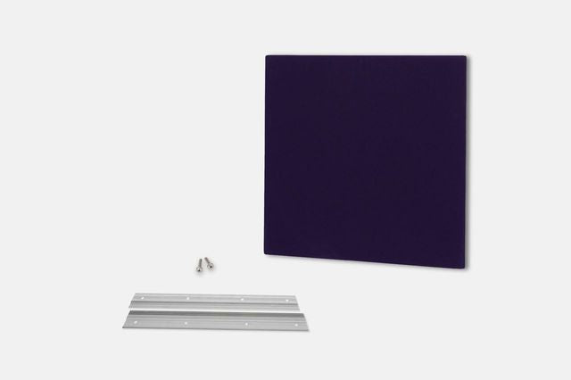 ProSoCoustic WAVERoom Pro Single Small Panel 24x24" Includes 1 Set of 18" Z-Clips Diamond Knit Dark Purple