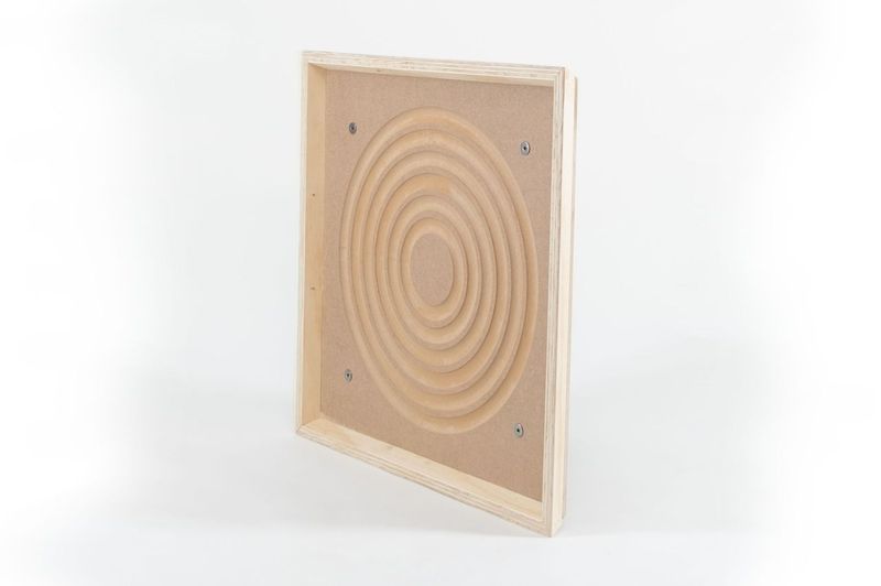 ProSoCoustic WAVERoom Pro Small Panel Pair Includes 2 WAVEPro Small Panels 24x24" 2 Sets of 18" Z-Clips Diamond Knit Navy