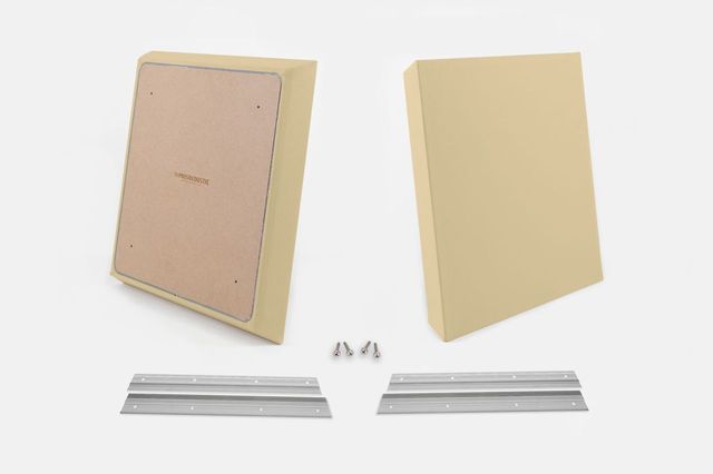 ProSoCoustic WAVERoom Pro Small Panel Pair Includes 2 WAVEPro Small Panels 24x24" 2 Sets of 18" Z-Clips Scuba Champagne