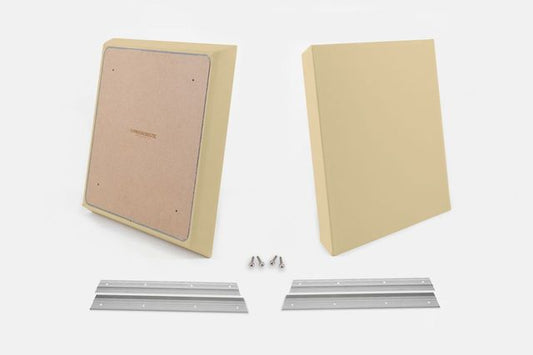ProSoCoustic WAVERoom Pro Small Panel Pair Includes 2 WAVEPro Small Panels 24x24" 2 Sets of 18" Z-Clips Scuba Champagne