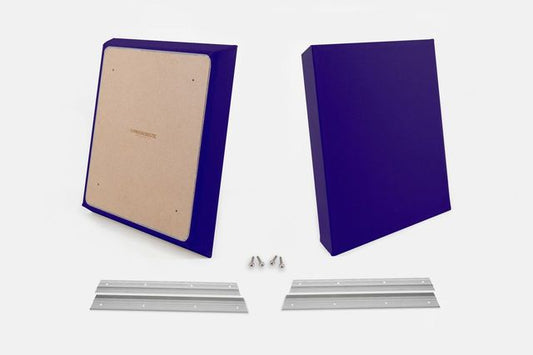 ProSoCoustic WAVERoom Pro Small Panel Pair Includes 2 WAVEPro Small Panels 24x24" 2 Sets of 18" Z-Clips Scuba Purple
