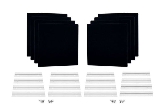 ProSoCoustic WAVERoom Pro Mini 8 Kit Includes 8 WAVEPro Mini Panels 12x12" 8 Sets of 8" Z-Clips Scuba Nu Navy