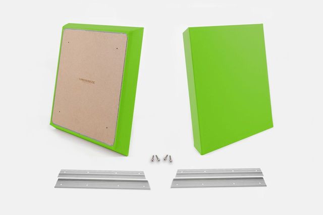 ProSoCoustic WAVERoom Pro Small Panel Pair Includes 2 WAVEPro Small Panels 24x24" 2 Sets of 18" Z-Clips Scuba Lime