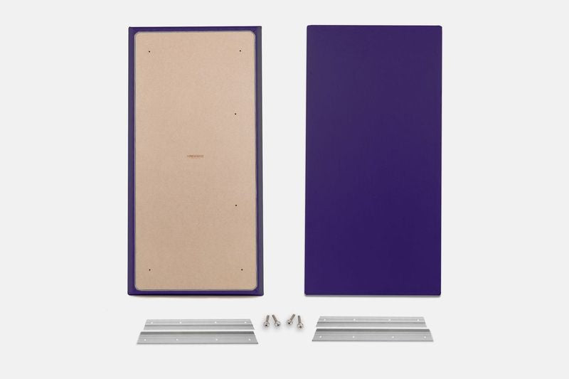 ProSoCoustic WAVERoom Pro Big Panel Pair Includes 2 WAVEPro Big Panels 24x48" 2 Sets of 18" Z-Clips Diamond Knit Purple
