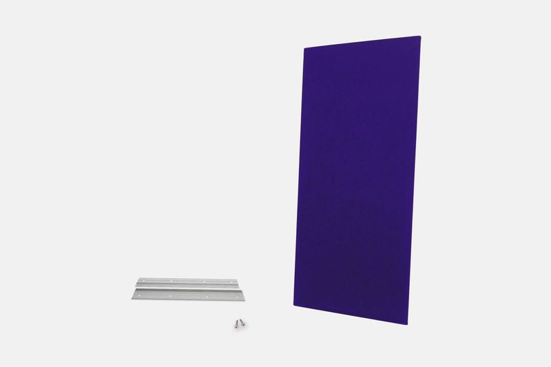 ProSoCoustic WAVERoom Pro Single Big Panel 24x48" Includes 1 Set of 18" Z-Clips Diamond Knit Purple