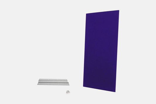 ProSoCoustic WAVERoom Pro Single Big Panel 24x48" Includes 1 Set of 18" Z-Clips Diamond Knit Purple