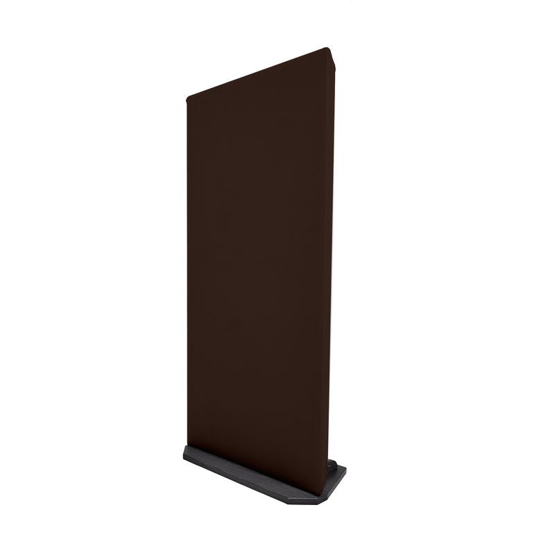 ProSoCoustic WAVERoom Pro 2x4 Gobo Kit - Single 2x4 Panel 24x48” Includes 1 Short Gobo Foot Set Diamond Knit Brown