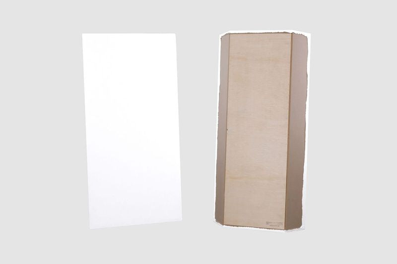 ProSoCoustic Bass Trap Kit Includes 2 Bass Traps 24x48x4" 2 Sets of 2" Z-Clips Scuba White