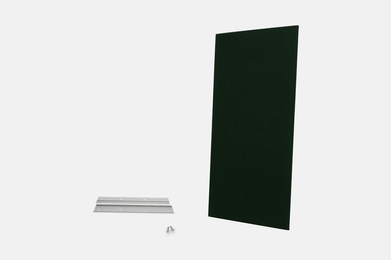 ProSoCoustic WAVERoom Pro Single Big Panel 24x48" Includes 1 Set of 18" Z-Clips Diamond Knit Dark Green