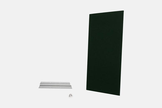 ProSoCoustic WAVERoom Pro Single Big Panel 24x48" Includes 1 Set of 18" Z-Clips Diamond Knit Dark Green