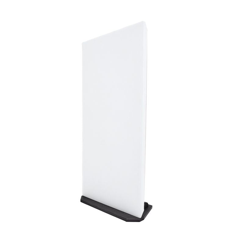 ProSoCoustic WAVERoom Pro 2x4 Gobo Kit - Single 2x4 Panel 24x48” Includes 1 Short Gobo Foot Set Diamond Knit White
