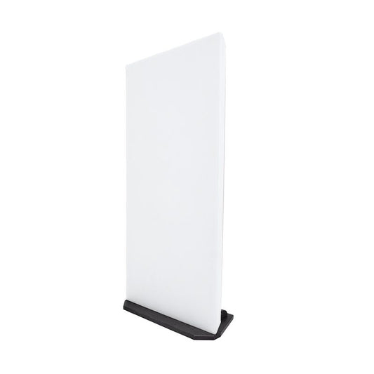 ProSoCoustic WAVERoom Pro 2x4 Gobo Kit - Single 2x4 Panel 24x48” Includes 1 Short Gobo Foot Set Diamond Knit White