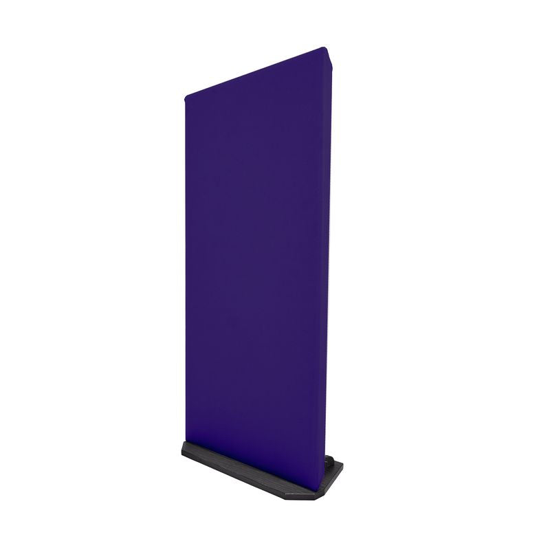 ProSoCoustic WAVERoom Pro 2x4 Gobo Kit - Single 2x4 Panel 24x48” Includes 1 Short Gobo Foot Set Diamond Knit Purple