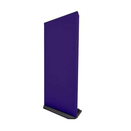 ProSoCoustic WAVERoom Pro 2x4 Gobo Kit - Single 2x4 Panel 24x48” Includes 1 Short Gobo Foot Set Diamond Knit Purple