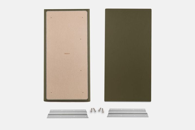 ProSoCoustic WAVERoom Pro Big Panel Pair Includes 2 WAVEPro Big Panels 24x48" 2 Sets of 18" Z-Clips Diamond Knit Moss
