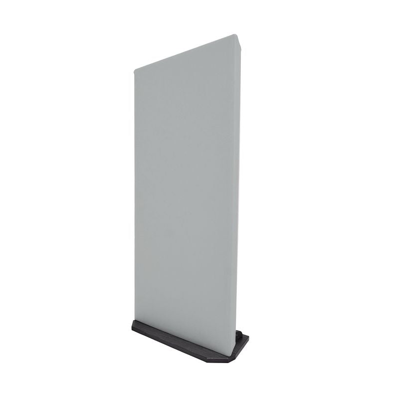 ProSoCoustic WAVERoom Pro 2x4 Gobo Kit - Single 2x4 Panel 24x48” Includes 1 Short Gobo Foot Set Diamond Knit Gray