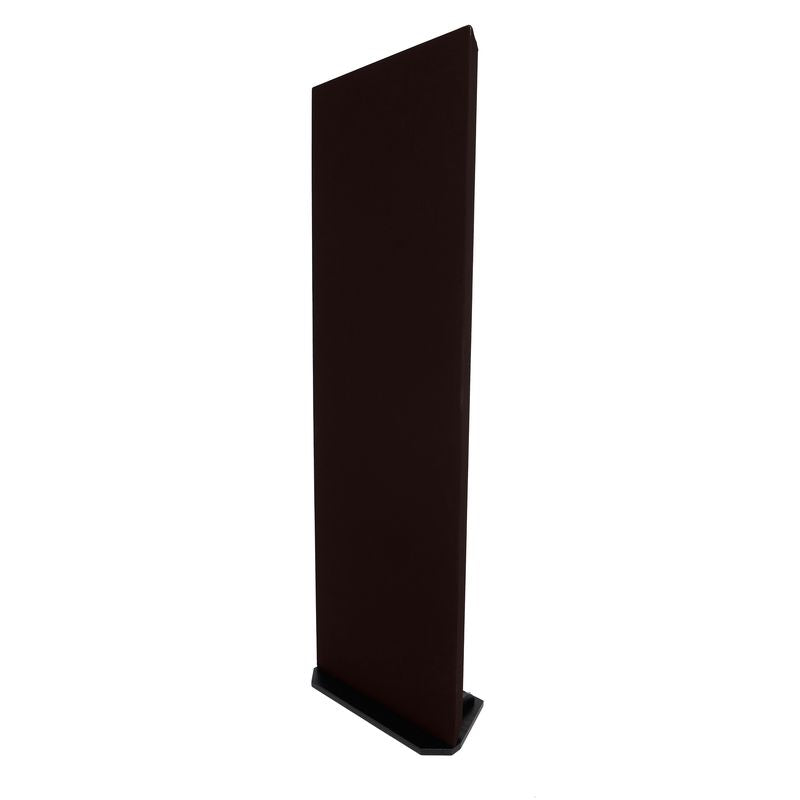 ProSoCoustic WAVERoom Pro 2x6 Gobo Kit - Single 2x6 Panel 24x72” Includes 1 Tall Gobo Foot Set Scuba Chocolate