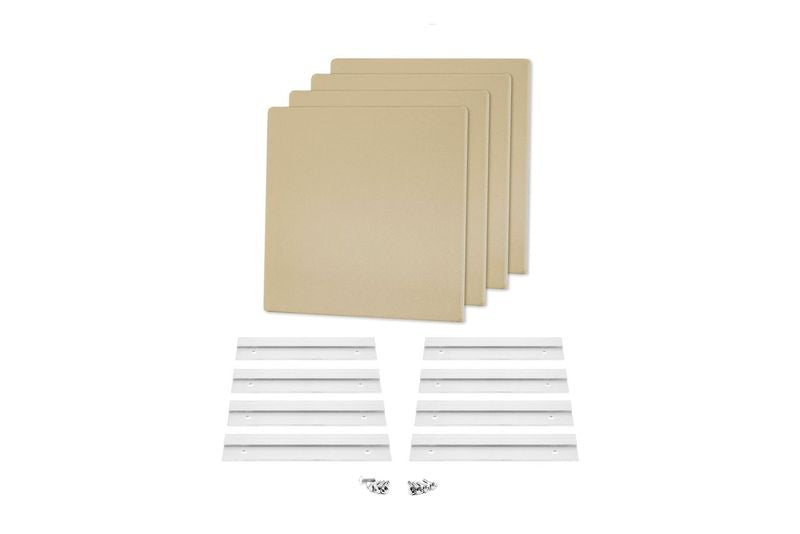 ProSoCoustic WAVERoom Pro Mini 4 Kit Includes 4 WAVEPro Mini Panels 12x12" 4 Sets of 8" Z-Clips Scuba Champagne