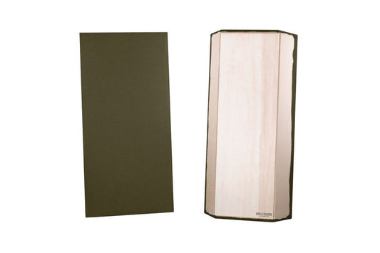 ProSoCoustic Bass Trap Kit Includes 2 Bass Traps 24x48x4" 2 Sets of 2" Z-Clips Diamond Knit Moss
