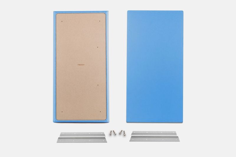 ProSoCoustic WAVERoom Pro Big Panel Pair Includes 2 WAVEPro Big Panels 24x48" 2 Sets of 18" Z-Clips Diamond Knit Columbia Blue
