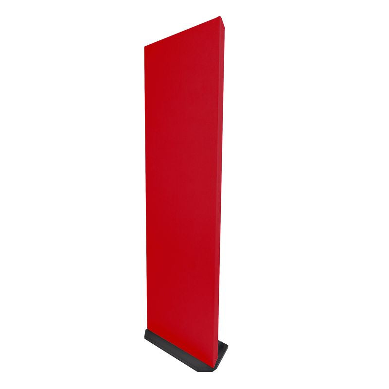 ProSoCoustic WAVERoom Pro 2x6 Gobo Kit - Single 2x6 Panel 24x72” Includes 1 Tall Gobo Foot Set Scuba Valentine Red