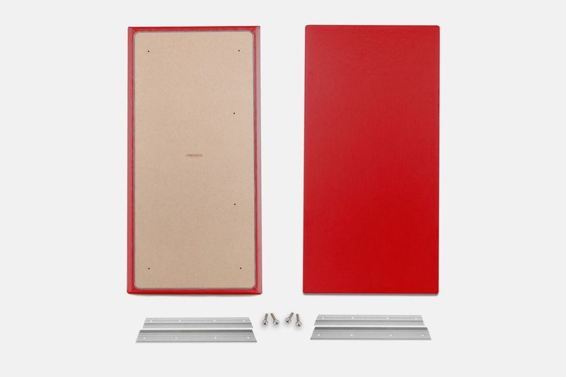 ProSoCoustic WAVERoom Pro Big Panel Pair Includes 2 WAVEPro Big Panels 24x48" 2 Sets of 18" Z-Clips Diamond Knit Red