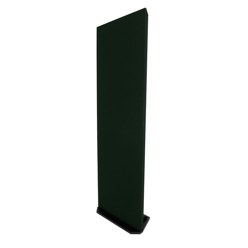ProSoCoustic WAVERoom Pro 2x6 Gobo Kit - Single 2x6 Panel 24x72” Includes 1 Tall Gobo Foot Set Diamond Knit Dark Green