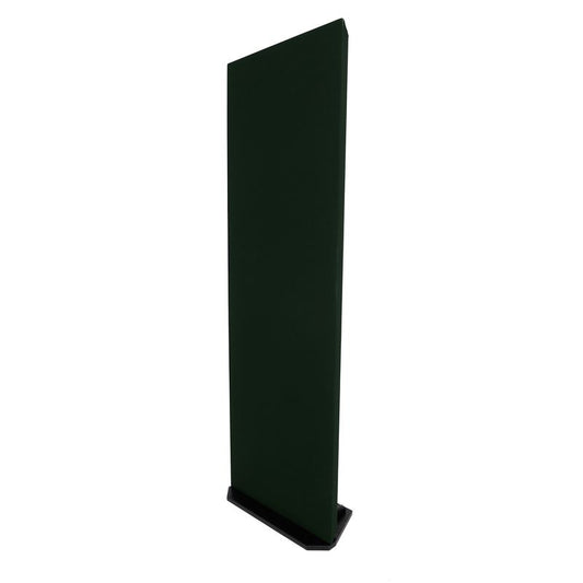 ProSoCoustic WAVERoom Pro 2x6 Gobo Kit - Single 2x6 Panel 24x72” Includes 1 Tall Gobo Foot Set Diamond Knit Dark Green