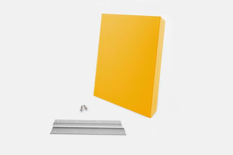 ProSoCoustic WAVERoom Pro Single Small Panel 24x24" Includes 1 Set of 18" Z-Clips Scuba Yellow