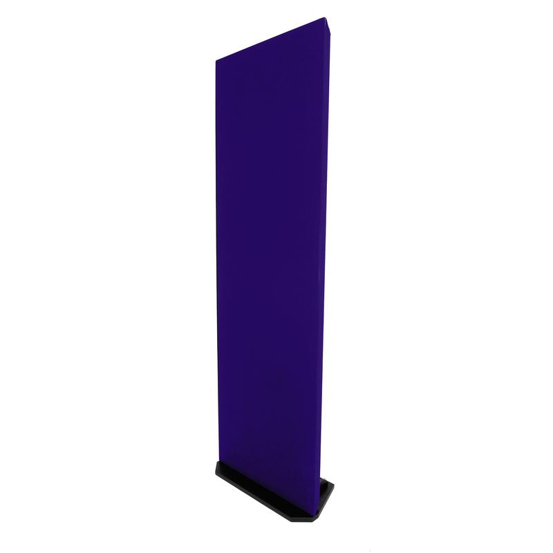 ProSoCoustic WAVERoom Pro 2x6 Gobo Kit - Single 2x6 Panel 24x72” Includes 1 Tall Gobo Foot Set Scuba Purple