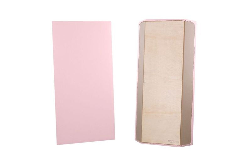 ProSoCoustic Bass Trap Kit Includes 2 Bass Traps 24x48x4" 2 Sets of 2" Z-Clips Scuba Pink