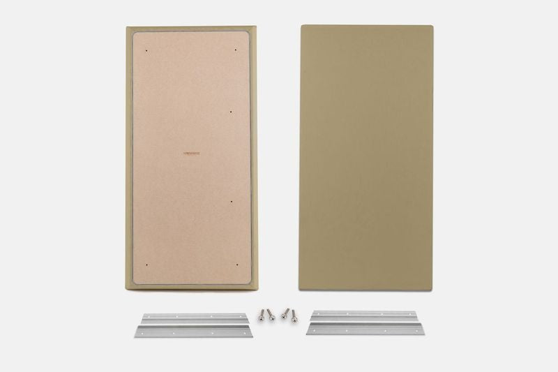 ProSoCoustic WAVERoom Pro Big Panel Pair Includes 2 WAVEPro Big Panels 24x48" 2 Sets of 18" Z-Clips Diamond Knit Khaki