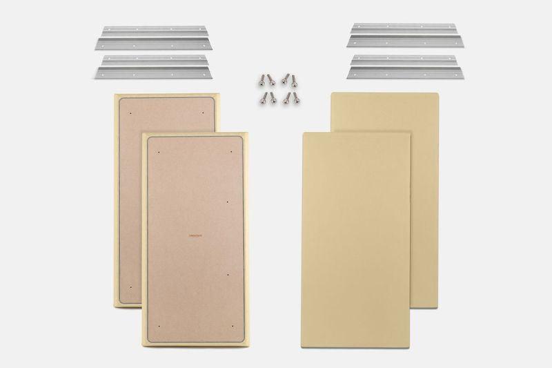 ProSoCoustic WAVERoom Pro Big Panel Booster Kit Includes 4 WAVEPro Big Panels 24x48" 4 Sets of 18" Z-Clips Scuba Champagne