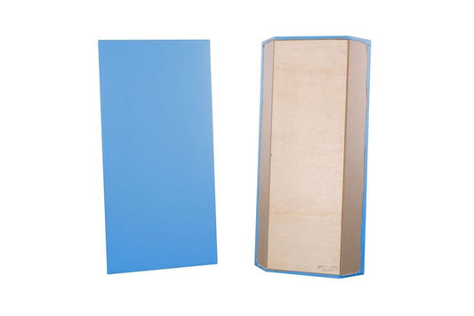 ProSoCoustic Bass Trap Kit Includes 2 Bass Traps 24x48x4" 2 Sets of 2" Z-Clips Diamond Knit Columbia Blue