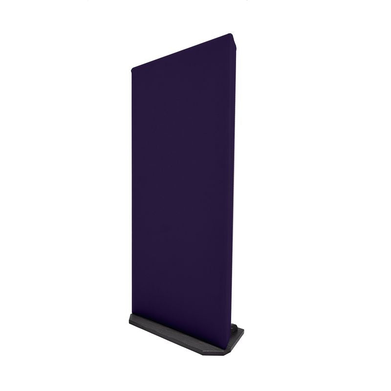 ProSoCoustic WAVERoom Pro 2x4 Gobo Kit - Single 2x4 Panel 24x48” Includes 1 Short Gobo Foot Set Diamond Knit Dark Purple