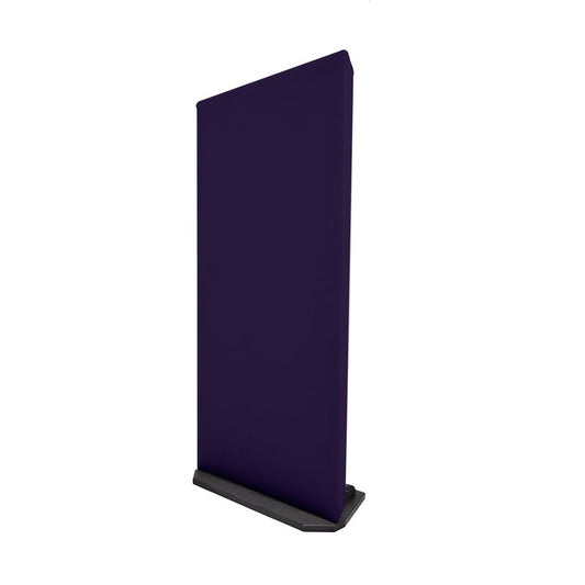 ProSoCoustic WAVERoom Pro 2x4 Gobo Kit - Single 2x4 Panel 24x48” Includes 1 Short Gobo Foot Set Diamond Knit Dark Purple